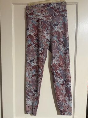 Vitality High-Rise Marble Print Leggings